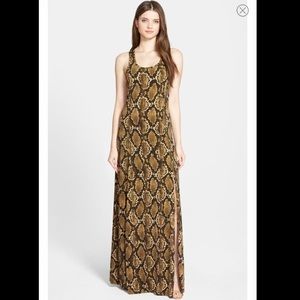 Michael Kors Long Maxi Dress. Snake Skin Print